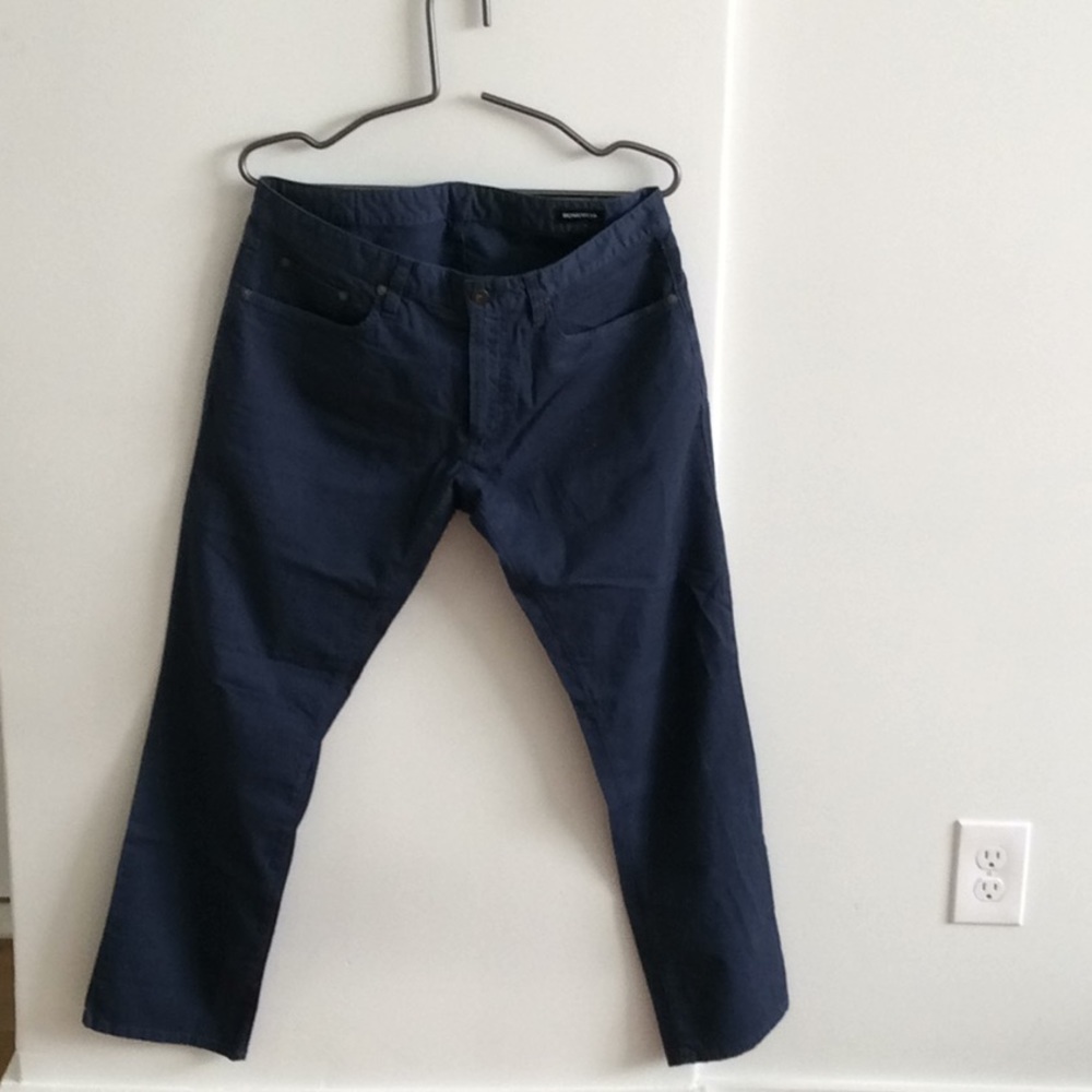 Bonobos Navy Blue Lightweight Cotton Travel Pants